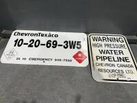 Steel signs