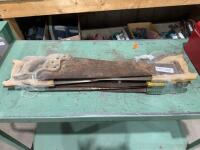 Bundle of wood saws