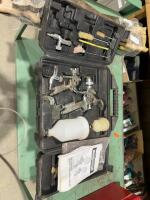 Mastercraft air powered gravity feed spray gun kit