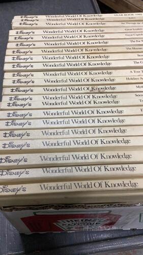 DISNEY'S WONDERFUL WORLD OF KNOWLEDGE BOOK SET