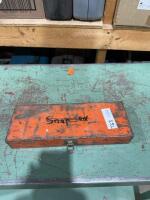 Tray of used drill bits
