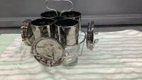 ETCHED GLASS TUMBLER SET
