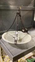 HANGING LIGHT FIXTURE - SHADE IS 20&rdquo; DIAMETER