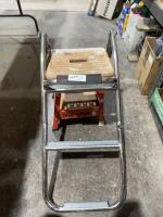 Folding boat ladder