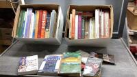 (2)BOXES BOOKS - HEALTH , DIY, NOVELS
