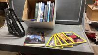 BOX OF BOOKS + NATIONAL GEORGRAPHIC
