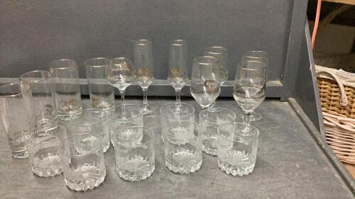 COMMEMORATIVE CALGARY OLYMPICS GLASSWARE
