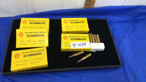 (5) BOXES OF 20 ROUNDS NORINCO 223 REMINGTON