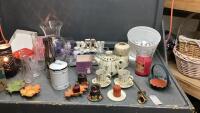 CANDLE BOX & VASES