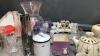 CANDLE BOX & VASES - 7