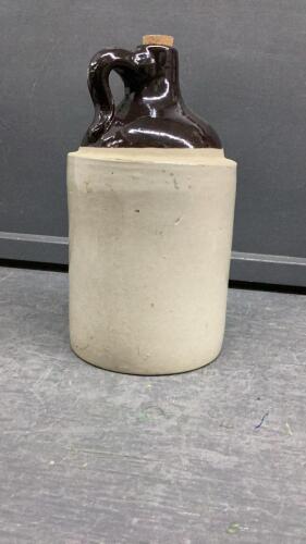 STONEWARE WHISKEY JUG