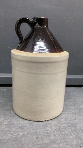 STONEWARE WHISKEY JUG