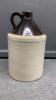 STONEWARE WHISKEY JUG