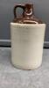 STONEWARE WHISKEY JUG