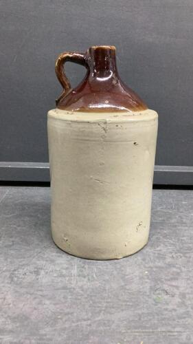 STONEWARE WHISKEY JUG