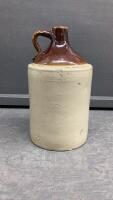 STONEWARE WHISKEY JUG
