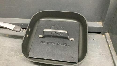 PAMPERED CHEF SKILLET AND PRESS