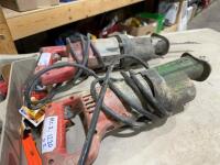 Two Milwaukee Sawzall saws