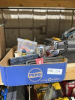 Flat of miscellaneous shop tools