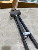 24 inch bolt cutters and 4 pound dead blow hammer