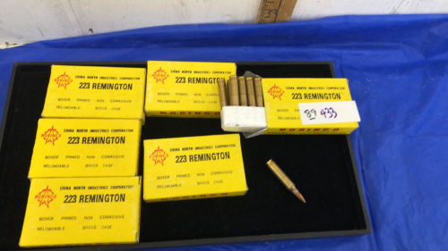 (6) BOXES OF 20 ROUNDS NORINCO 223 REMINGTON