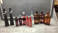 VINTAGE/COLLECTIBLE BOTTLES - WHITE HORSE, COKE, &ldquo;CAT&rdquo; WINE BOTTLES