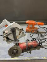Box of electrical hand tools