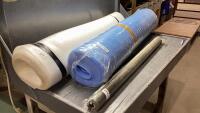 ROLL OF LANDSCAPE FABRIC + (2) ROLLS OF UNDERLAY