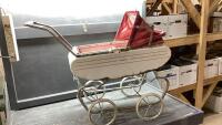 ANTIQUE GLENDRON DOLLY PRAM