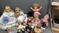 BOX OF DOLLS