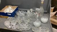 ASSORTED GLASSWARE