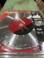 (3) Hilty 14 inch concrete blades