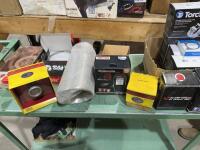 Box of miscellaneous auto parts