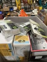 GRAY TOTE W/TRACK LIGHTING + BLOCK HEATER TIMERS