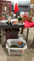 (3) BOXES - ADVENT CALENDAR, LIGHTS, ORNAMENTS, GARLAND