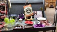 TOTE W/NAIL POLISH + DRYER, MARGARITA GLASSES, FRAMES