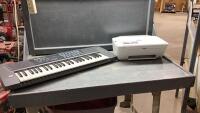 CASIO KEYBOARD + HP PRINTER