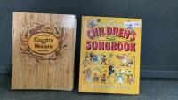 2 VOLUMES OF MUSIC BOOKS