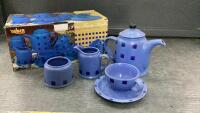BLUE TONE TEA SET