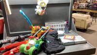 NERF GUNS, LITTLE TIKES LAWN MOWER, VTECH DIGGER ACTIVITY TOY
