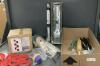 KITCHEN UTENSILS - ELECTRIC KNIFE, BBQ TOOLS, CORNER SHELF, ETC