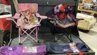(2) CHILD SIZE FOLDING CHAIRS