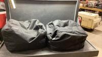 (2) SMALL BEAN BAG SEATS
