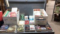 (2)BOXES OF ASSORTED BOOKS