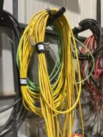 Three extension cords