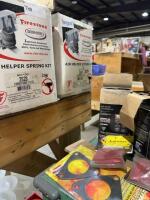 Three boxes of auto parts