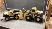 BOX W/ (2) TONKA TOYS