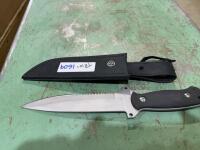 6 inch knife with sheath