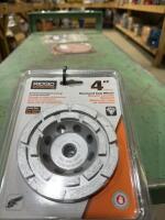 Three rigid diamond cup wheels