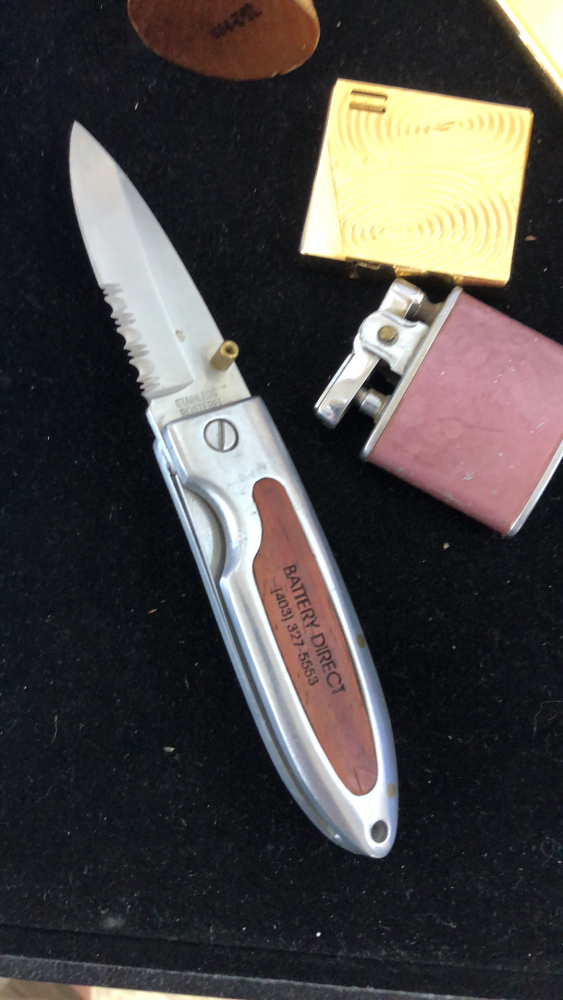 COLLECTION OF LIGHTERS (1)POCKET KNIFE